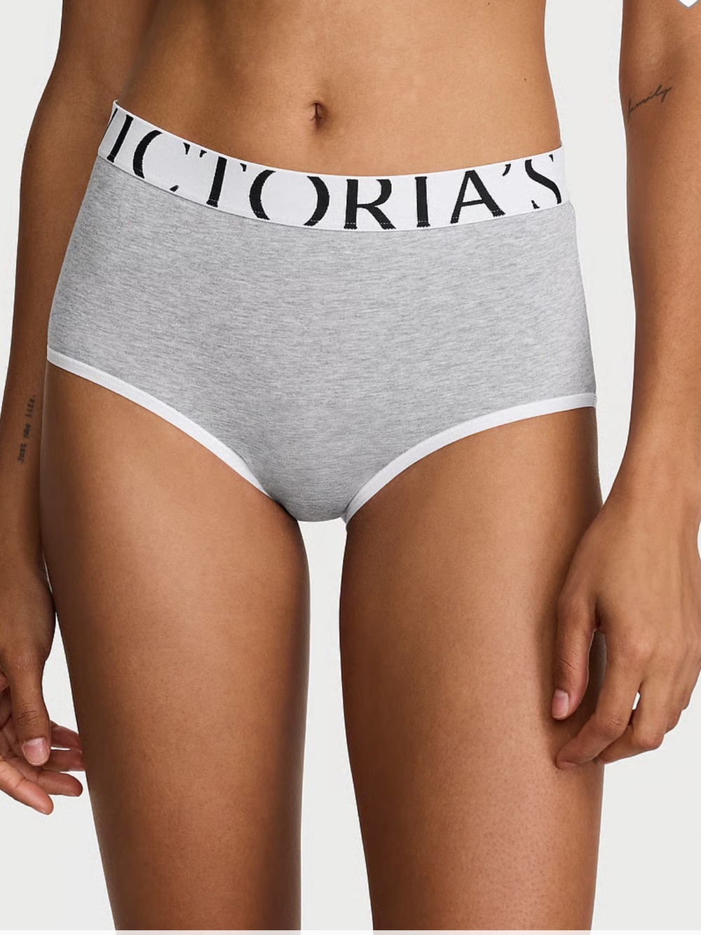 Victoria Secrets Logo Cotton Modern Brief Panty - NWT 🦋